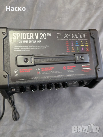 Продавам Line 6 Spider V 20 MkII в състояние почти като нов.