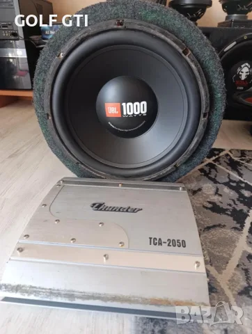 Бас каса 12 JBL + усилвател, снимка 2 - Аудиосистеми - 55421574