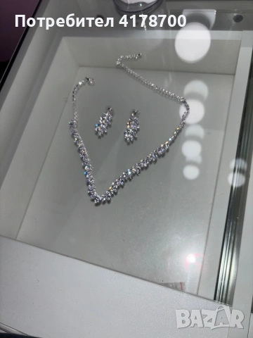 Черна сатенена рокля+бижу, снимка 6 - Рокли - 54115545