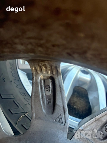Гуми с джанти за Мercedes ML Dezent 5x112 7.5J ET40 Pirelli Scorpion Ice Snow 275 55 17, снимка 6 - Гуми и джанти - 54894857