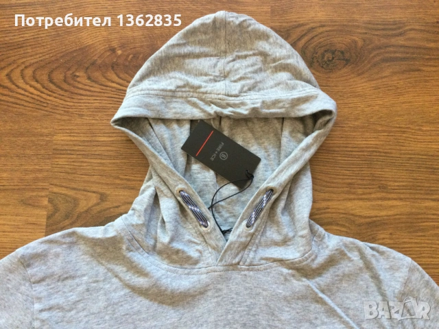 НОВ оригинален сив тънък памучен суичър BOGNER Fire + Ice размер XL / 54 от Германия, снимка 4 - Суичъри - 54438827
