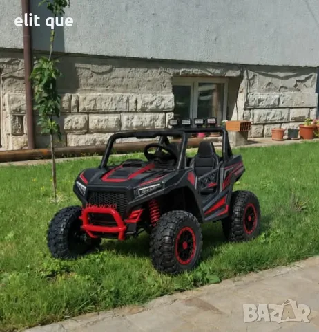 Детско електрическо бъги 4×4 с дистанционно, LED, USB и MP3 – 4 мотора