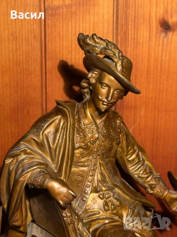 Каминен часовник мрамор , снимка 11 - Антикварни и старинни предмети - 54246773