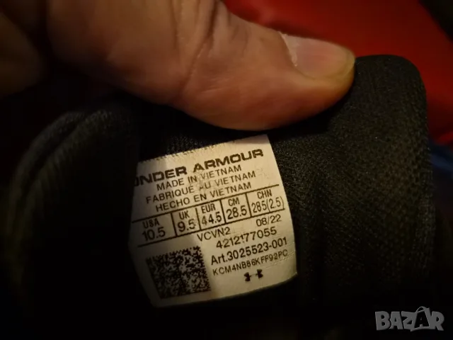 Under armour-original-номер 44-44.5, снимка 6 - Маратонки - 55338857
