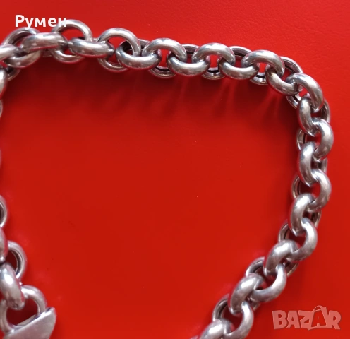 Сребърна гривна Gucci!, снимка 3 - Гривни - 54775861