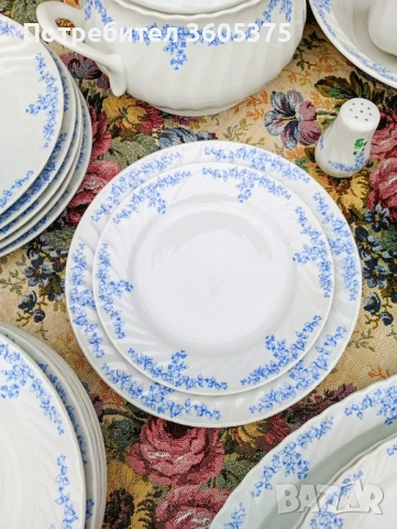 Български,порцеланов сервиз за хранене 