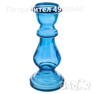 стъклен свещник от Португалия 