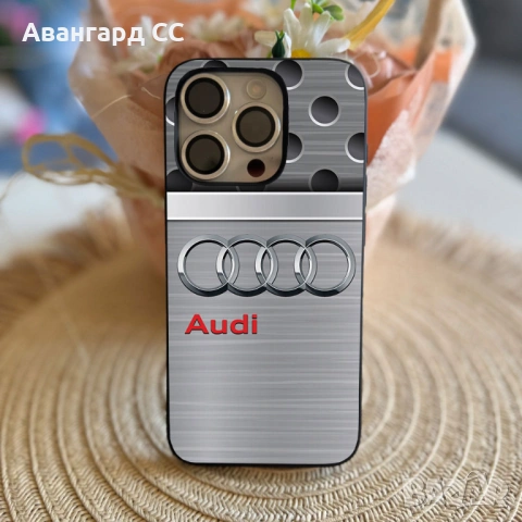 Силиконов Калъф за iPhone с лого Audi, снимка 7 - Калъфи, кейсове - 54611152