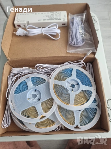 LED осветление 100W със сензори – 25 метра (5 ролки х 5м)