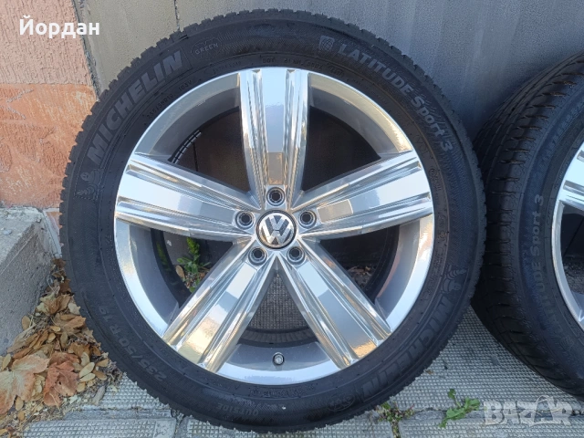 ОРИГИНАЛНИ джанти 19  ' цола с ГУМИ 235 50 R19 5х112 VW TIGUAN / Фолксваген Тигуан, снимка 8 - Гуми и джанти - 54568983