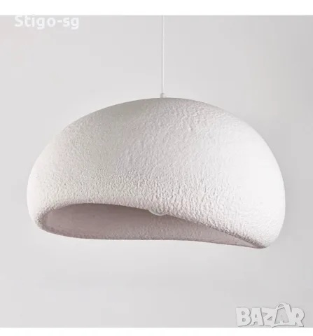 Висяща лампа Wabi-Sabi, AB Luxury Concept, Бяла, 40см, E27, снимка 2 - Лампи за таван - 55614145