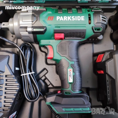 Акумулаторен ударен гайковерт PARKSIDE 20V PASSK 20-Li C4 НОВ!!!!, снимка 2 - Винтоверти - 54453391