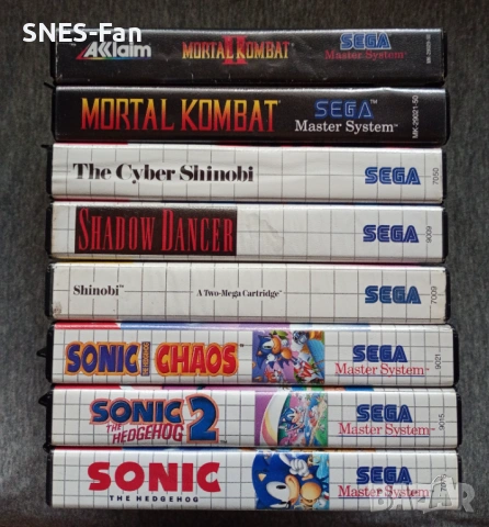 Sega Master System игри част 2, снимка 3 - Други игри и конзоли - 54886439