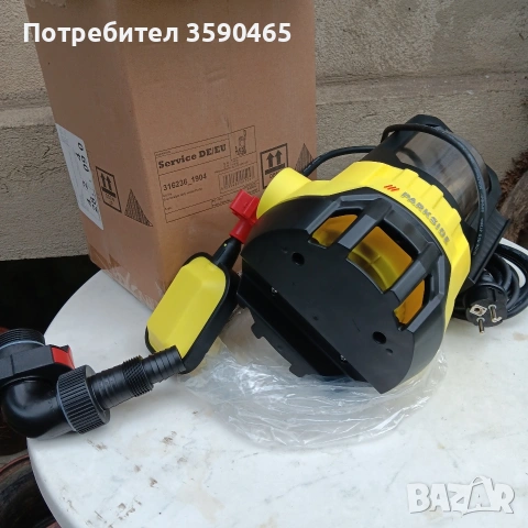 Водна Помпа PARKSIDE PTPS 1100 A1 1100W, снимка 5 - Напояване - 54071627