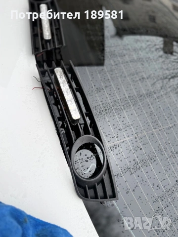 Десен Стоп и решетки за предна броня с лед осветление Ауди А4 , снимка 6 - Части - 54022438