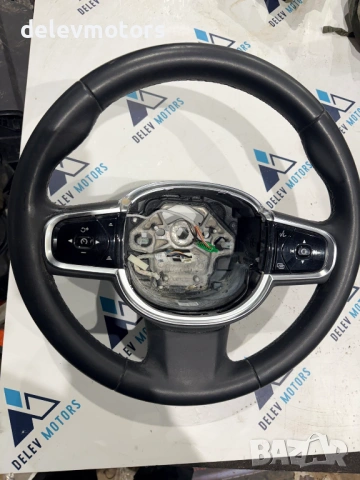 32227594 кожен мултифункционален волан със забележка от Volvo XC60 2 B5 Mild-Hybrid AWD 2.0 дизел, д