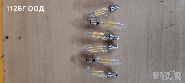 LED крушка E14 4W 2700K 470lm 220V 6 бр., снимка 2 - Лед осветление - 54831624