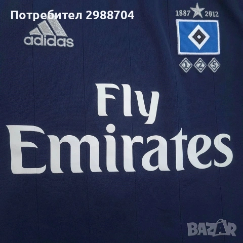 Ретро футболна тениска Hamburger Rafael Van der Vaart, снимка 5 - Футбол - 55247291