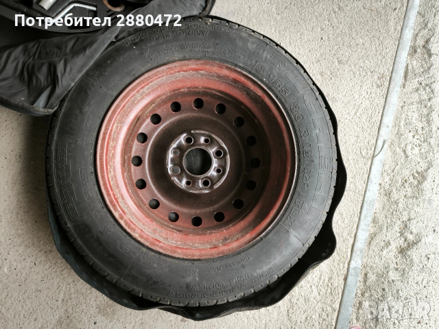 резервна гума+нормална джанта за lancia Y, снимка 4 - Части - 54382041