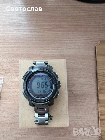 Часовник Casio Pro Trek PRW-2000T-7ER Solar, снимка 9 - Мъжки - 50042209