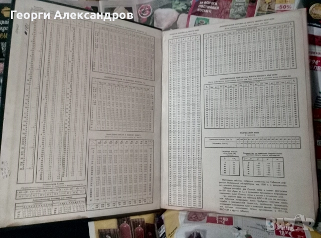 Высоты и азимуты светил (ВАС-58) Том III для широт 40°–59° - 1962г ВОЕНЕН ФЛОТ СССР Морска НАВИГАЦИЯ, снимка 4 - Специализирана литература - 55041789