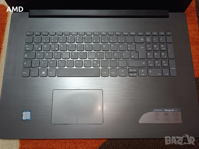 Лаптоп голям 17.3 HD Lenovo Ideapad 320-Intel i3 7th gen/8GB DDR4/1000GB HDD, снимка 5 - Лаптопи за работа - 54383882