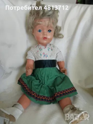 Ретро кукла от социализма с руса коса и народна носия., снимка 11 - Колекции - 55396567