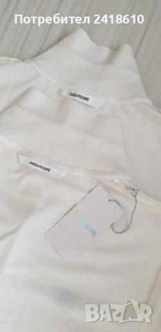 Zadig & Voltaire Pique Cotton Mens Size S НОВО! ОРИГИНАЛНИ Тениски!, снимка 4 - Тениски - 53758850