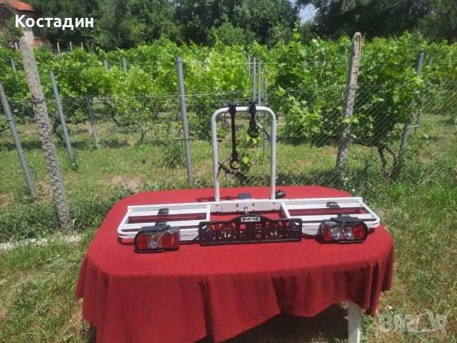 Багажник за колела за теглич Eufab, снимка 2 - Аксесоари и консумативи - 55083256