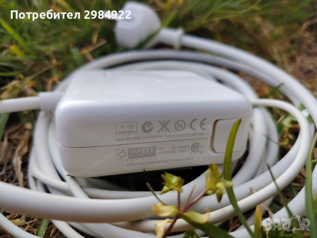 Оригинално зарядно APPLE A1435 MAGSAFE 2, снимка 6 - Кабели и адаптери - 55192194