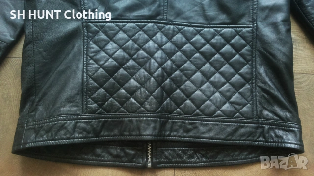 Jack & Jones JCOMORTY LEATHER Jacket Размер M мъжко яке естествена кожа 14-27, снимка 9 - Якета - 54803659