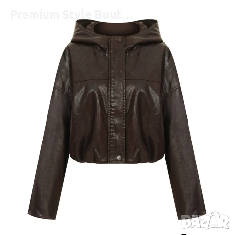 кожено бомбър яке , снимка 2 - Якета - 54003106