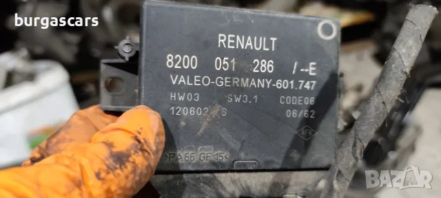 Модул парктроник 8200 051 286 Renault Laguna II 1.8-115к.с. Бензин, снимка 2 - Части - 55299184