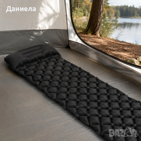 Надуваем матрак 60x190 см с вградена възглавница, снимка 2 - Матраци - 55164927