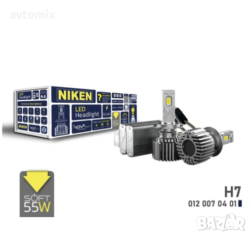 LED крушки H7 NIken NOVA SOFT