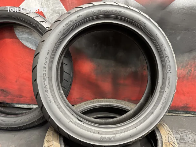 110 80 19 / 150 70 17, Мото гуми, Dunlop D614, снимка 5 - Гуми и джанти - 55446594