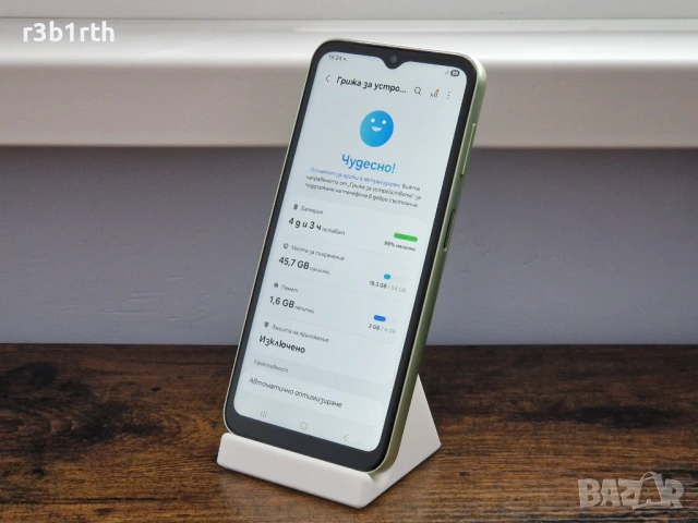 Смартфон Samsung Galaxy A14, 4/64GB, зелен, снимка 5 - Samsung - 54820816