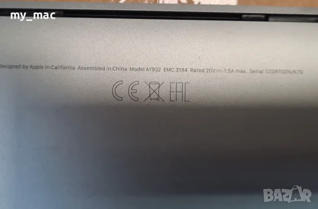 macbook A1932 13.3 за части, снимка 5 - Части за лаптопи - 55477332