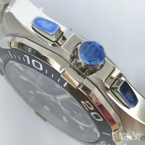 НОВ Tag Hauer Aquaracer, 300м, кутия+документи, Chrono, снимка 11 - Мъжки - 55681624