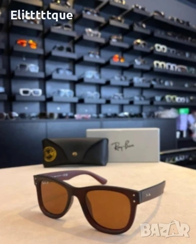 очила с черен обикновен калъф и ув защита Ray Ban, снимка 5 - Слънчеви и диоптрични очила - 54888541