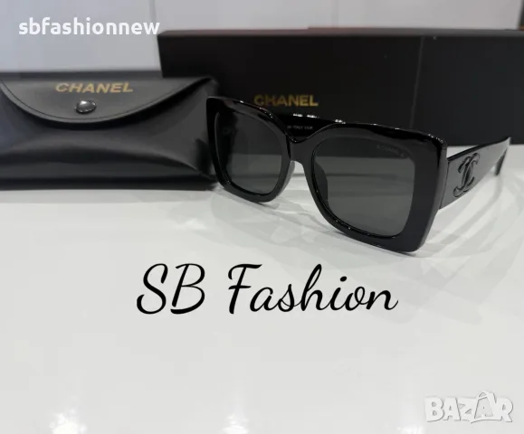 Chanel черни очила с лого, снимка 3 - Слънчеви и диоптрични очила - 55468216