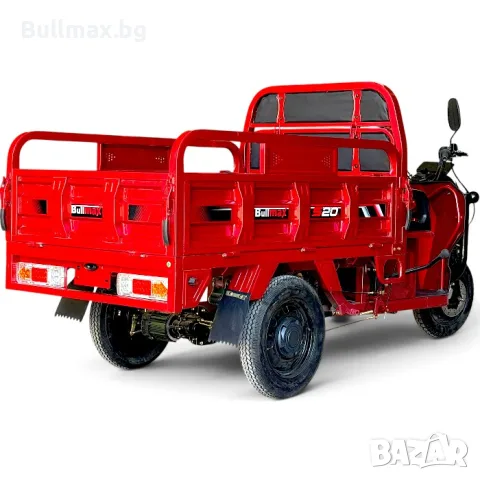 Двуместна товарна карго селскостопанска електрическа триколка 4000W, 600кг товароносимост, 80кг, снимка 4 - Мотоциклети и мототехника - 55550580