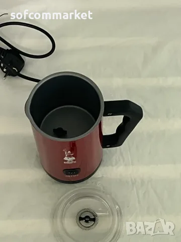 Електрически пенообразувател за мляко Bialetti MKF02 Rosso (Отлично състояние), снимка 3 - Кафемашини - 55653888