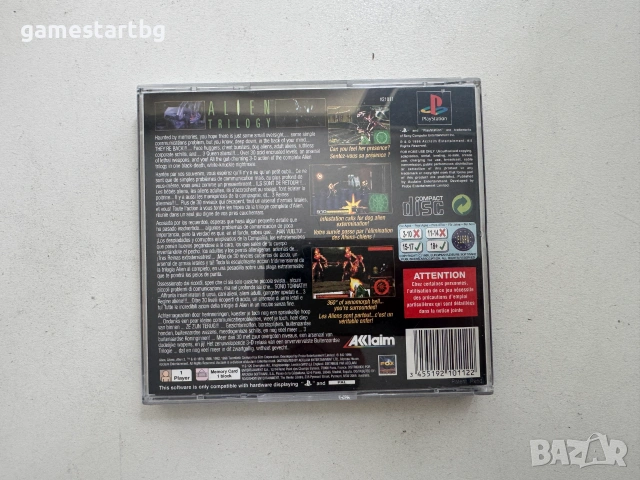 Alien Trilogy за PS1, снимка 3 - Игри за PlayStation - 55051031