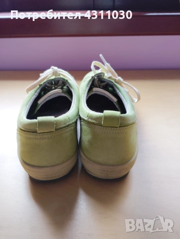 Зелени дамски обувки с връзки от естествен набук- Legero 000823z 40 номер, снимка 3 - Дамски ежедневни обувки - 53413859