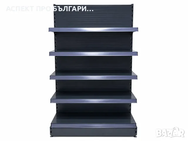 Островен стелаж 30х165х30,L100,B30/4х30 , снимка 4 - Стелажи и щандове - 55656319