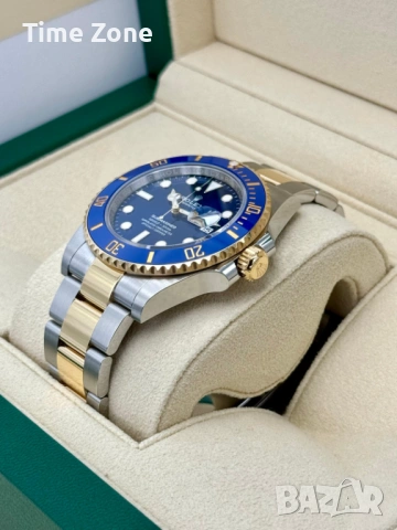 Rolex Submariner 40mm 'Bluesy' Two Tone Yellow Gold Ceramic Automatic Различни Варианти, снимка 3 - Мъжки - 54072847