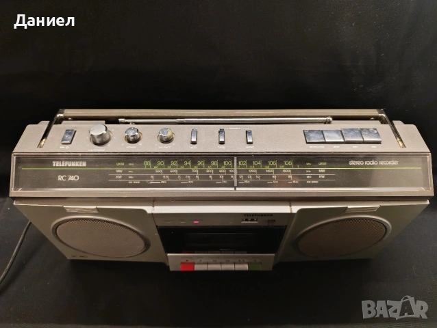 Касетофон Telefunken RC740, снимка 5 - Радиокасетофони, транзистори - 54393472