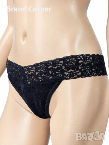 Hunkemöller Луксозни Дантелени Прашки – Черен Цвят, Размер XL, снимка 2 - Бельо - 54552438