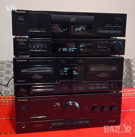 🎵 Hi-Fi комплект Technics🎵, снимка 4 - Ресийвъри, усилватели, смесителни пултове - 55093376